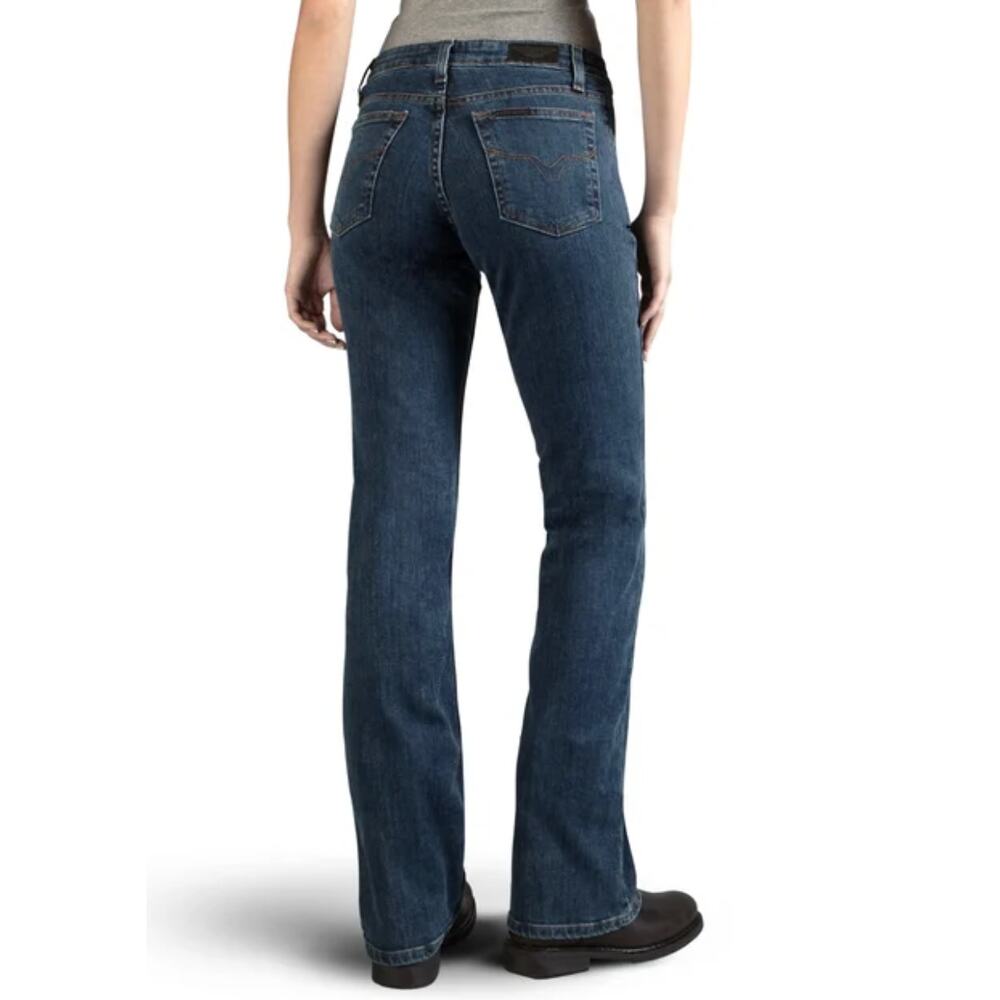 Harley Davidson Jeans Women's Mid-Rise Medium Indigo Bootcut Jeans Size 10 - Picture 5 of 5